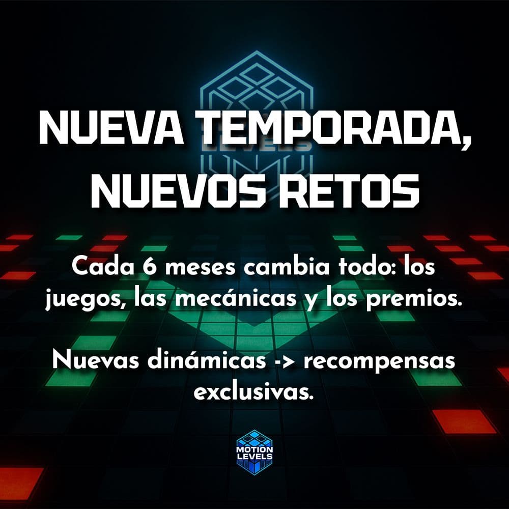 Grupo compitiendo en Motion Levels para una despedida en Zaragoza